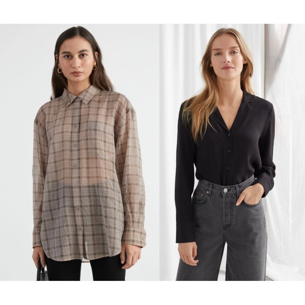 NWT BUNDLE 2 & Other Stories Blouse Button Ups Set